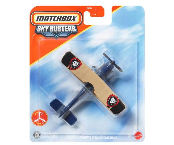 Matchbox Sky Busters: Classic Attack repülő modell 1/64 - Mattel