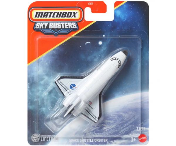 Matchbox Sky Busters: Space Shuttle Orbiter repülő modell 1/64 – Mattel