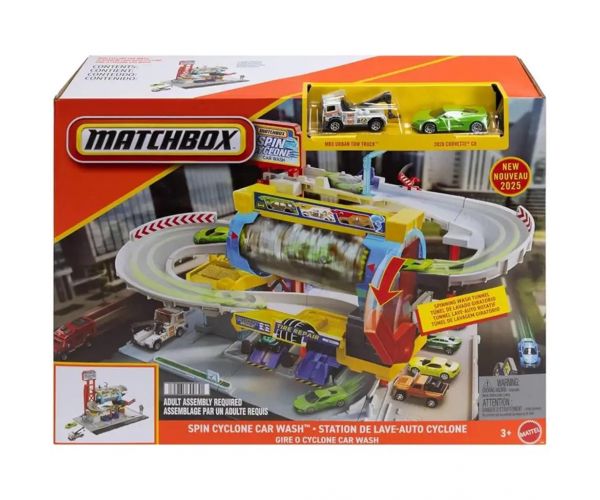 Matchbox: Spin Cyclone autómosó pályaszett – Mattel