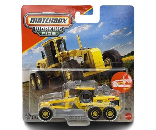 Matchbox: Working Rigs MBX Road Grader munkagép 1/64 - Mattel