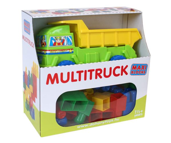 Maxi Blocks kocke za gradnju sa kiperom - D-Toys
