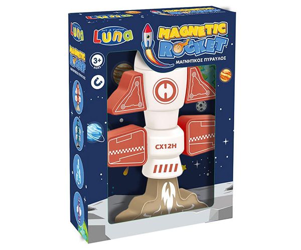 Magnetna raketa u bijeloj boji