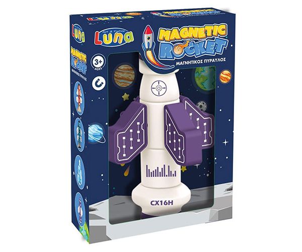 Magnetna raketa u ljubičastoj boji