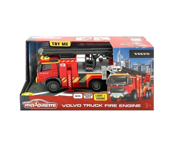Majorette: Volvo vatrogasno vozilo sa svjetlom i zvukom 19cm - Simba Toys