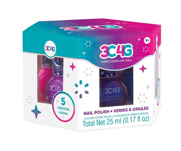 Make it Real: 3C4G nebeska kolekcija 5-dijelni set lakova za nokte