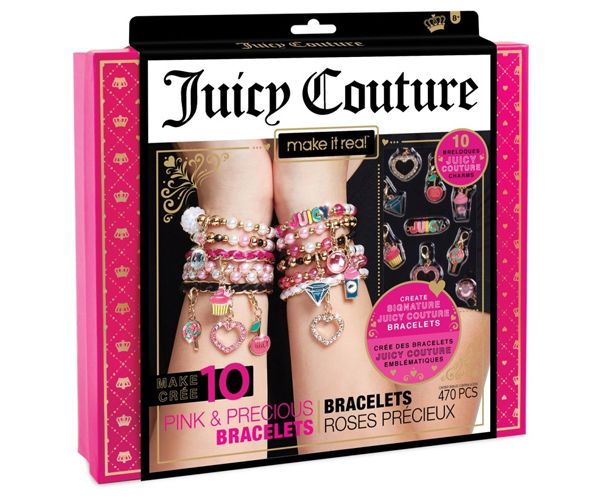 Make It Real: Juicy Couture ružičasti i svjetlucavi set sa izradu nakita