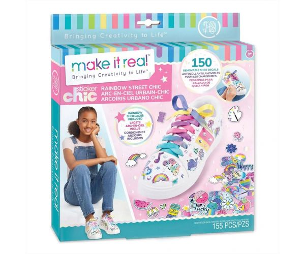Make It Real: Naljepnica Sticker Chic za cipele - Dugina moda