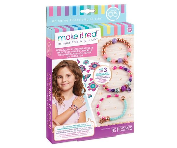 Make it Real: Set za izradu narukvica - Cvijetna kreativnost