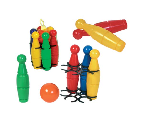 Mali set za kuglanje od 6 dijelova - D-Toys