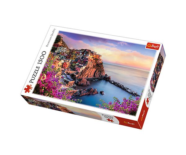 Manarola, Italija puzzle, 1500 kom - Trefl