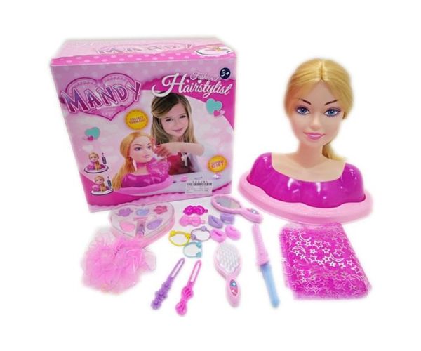 Mandy HairStylist lutka za friziranje i šminkanje