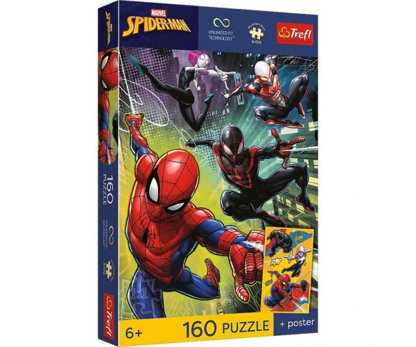 Marvel Pókember 160db-os UFT puzzle poszterrel - Trefl