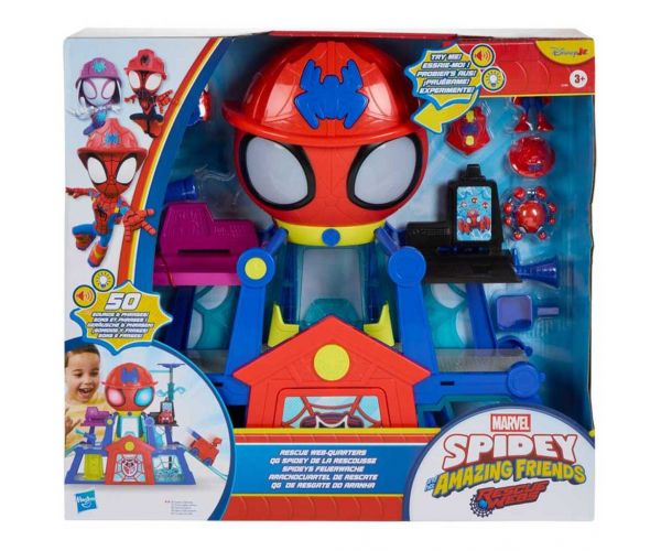 Marvel: Póki és csodálatos barátai Rescue Web-Quarters játékszett - Hasbro