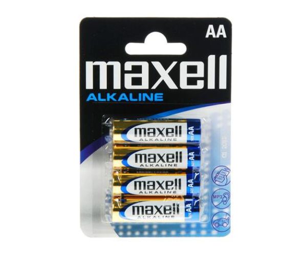 Maxell: Alkalne AA LR6 baterije od 1,5V - 4kom