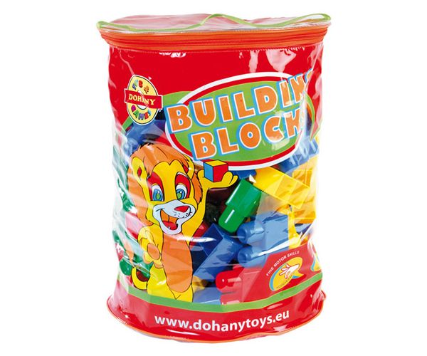 Maxi Blocks kockice za gradnju u vreći sa 112 dijelova - D-Toys