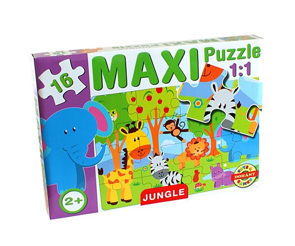 Maxi puzzle Džungla sa životinjama - D-Toys