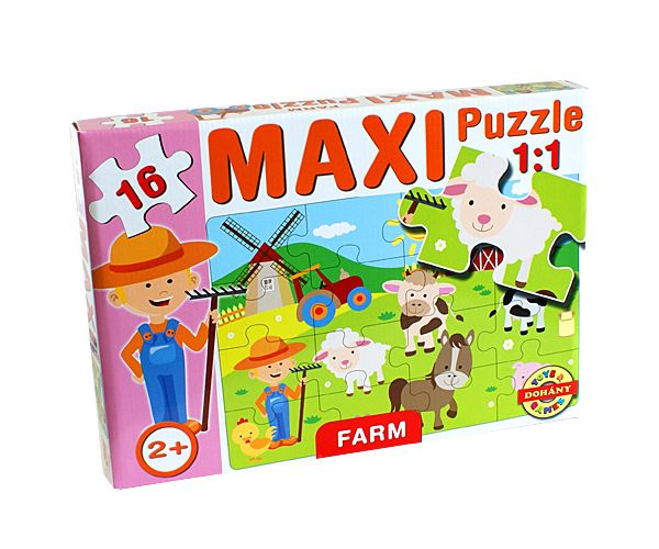 Maxi puzzle Farma - D-Toys