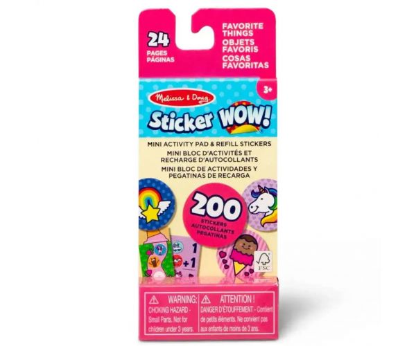 Melissa&Doug: Mini Sticker Wow! - Kedvenc tárgyak - Spin Master