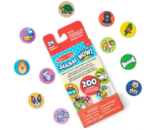 Melissa & Doug: Mini Sticker Wow! - Životinje - Spin Master