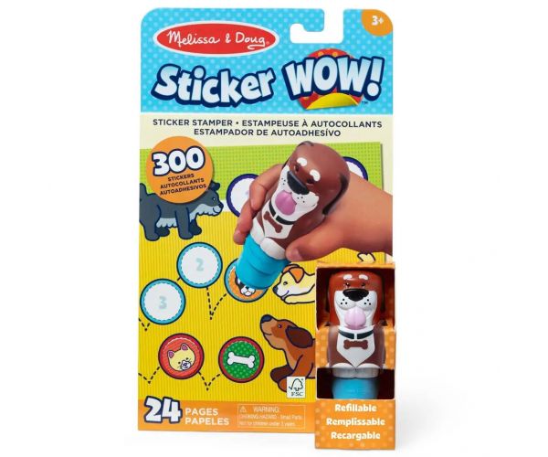 Melissa&Doug: Sticker WOW! Matrica pecsételő – Kutya – Spin Master