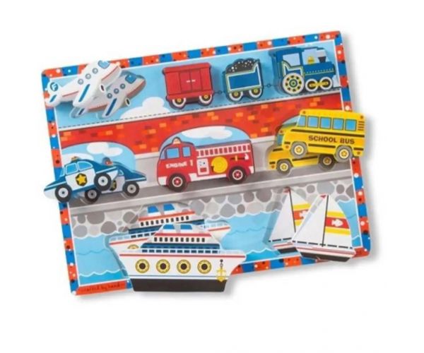 Melissa&Doug: Járműves kirakó - Spin Master