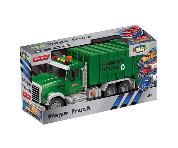 Mega Truck: Kamion za selektivni otpad sa svjetlom i zvukom 40x14x21cm