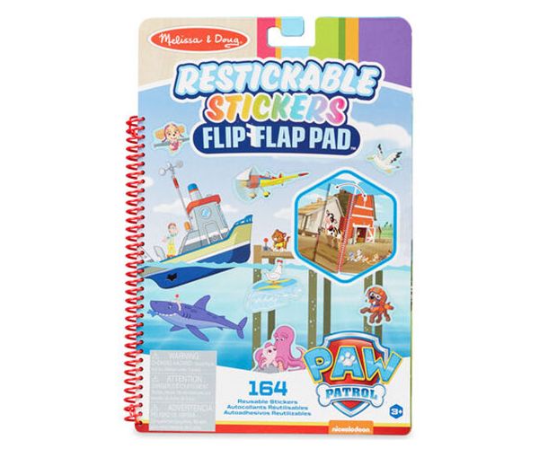 Melissa & Doug: Paw Patrol Adventure Bay knjiga sa naljepnicama za višekratnu upotrebu