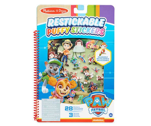 Melissa & Doug: Pufasta knjiga sa naljepnicama iz džungle Paw Patrol