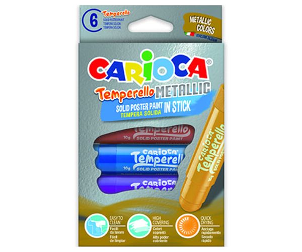 Metalik tempera - 6 boja - Carioca