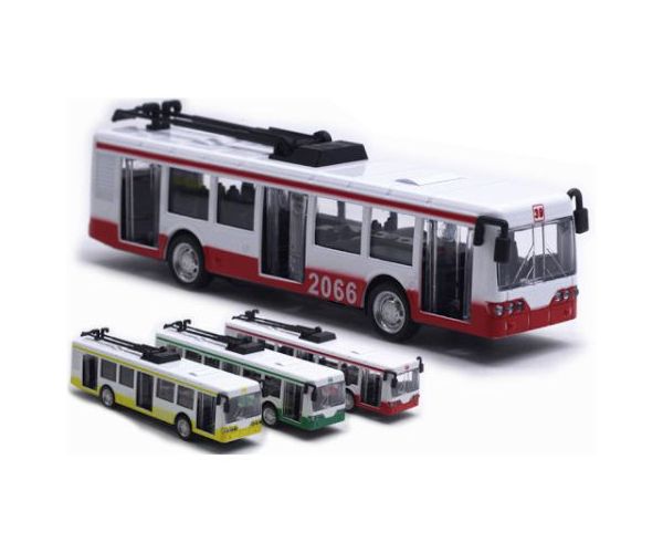 Metalni trolejbus model 1/90 - razne boje