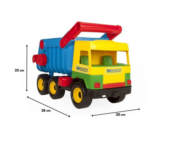 Middle Truck: kiperski kamion s nagibnim sandukom 38 cm - Wader