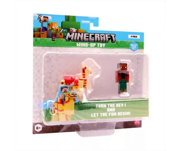 Minecraft 3D figurica s navijenom životinjom, 2. serija, u više varijanti, 1 kom