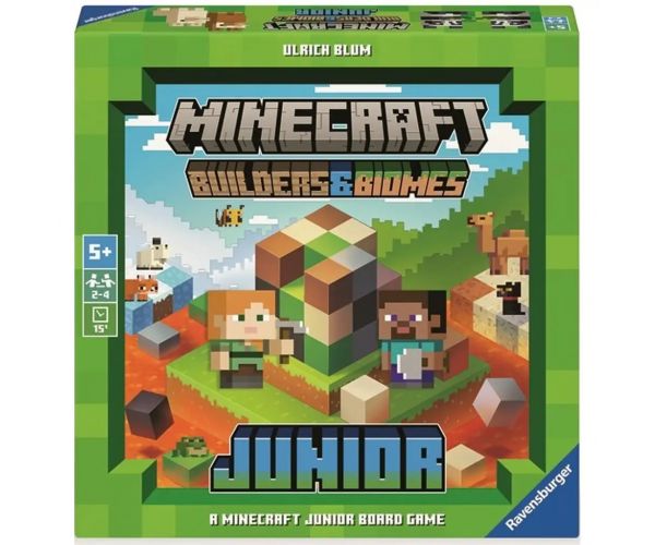 Minecraft: Builders & Biomes junior társasjáték - Ravensburger