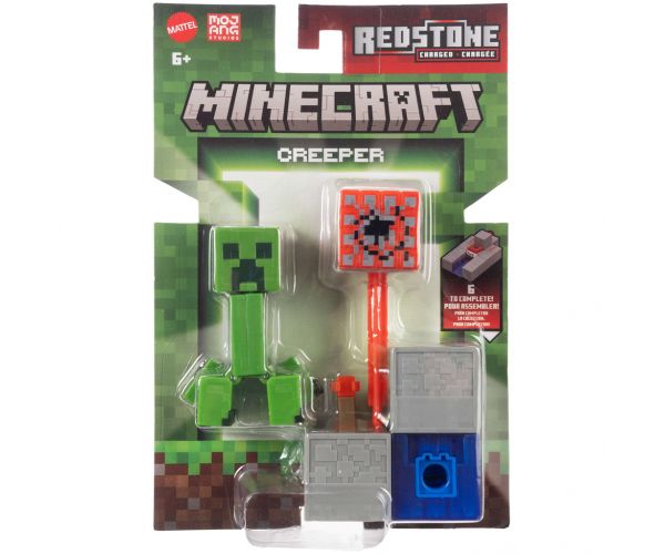Minecraft: Creeper figura TNT kilövő kiegészítővel - Mattel