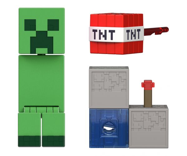 Minecraft: Creeper figurica s TNT lansirnim dodatkom - Mattel