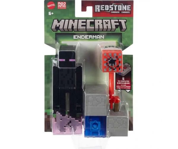 Minecraft: Enderman karakter játékfigura kiegészítőkkel - Mattel