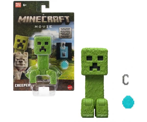 Minecraft: Egy Minecraft film Creeper akciófigura kiegészítőkkel - Mattel