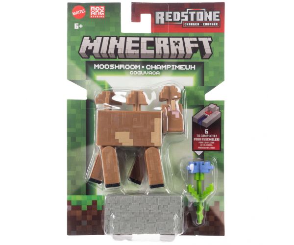 Minecraft: Mooshroom figura kiegészítőkkel - Mattel