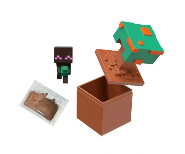 Minecraft Reveal minifigura tárolóban - Azálea - Mattel