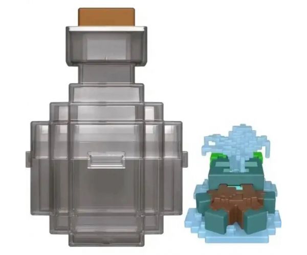 Minecraft Reveal minifigura szürke dobozban - Mattel