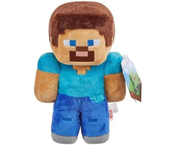 Minecraft: Steve plüss figura - Mattel