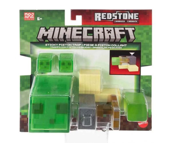 Minecraft: Sticky Piston Trap akciófigura szett - Mattel