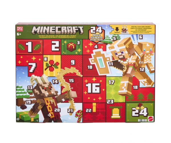 Minecraft adventi naptár 24 meglepetéssel – Mattel