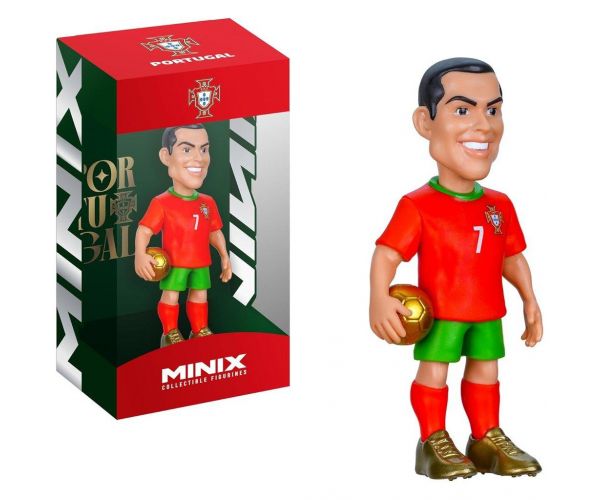 Minix: Portugália - World Cup Cristiano Ronaldo focista akció figura 12cm
