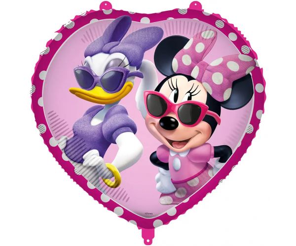 Minnie Mouse srcoliki balon u obliku srca 46 cm