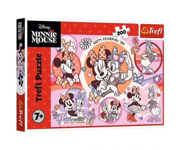 Minnie egér és Daisy kacsa legjobb barátok 200db-os puzzle - Trefl