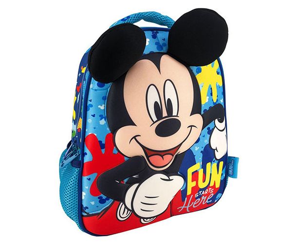 Mickey Mouse Fun Starts Here Ruksak za vrtić sa 3D uzorkom 27x10x31cm