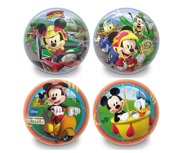 Mickey Mouse gumena lopta 14cm - 2 verzije