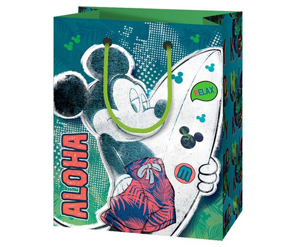 Mickey Mouse Surf poklon vrećica srednje veličine 18x23x10cm