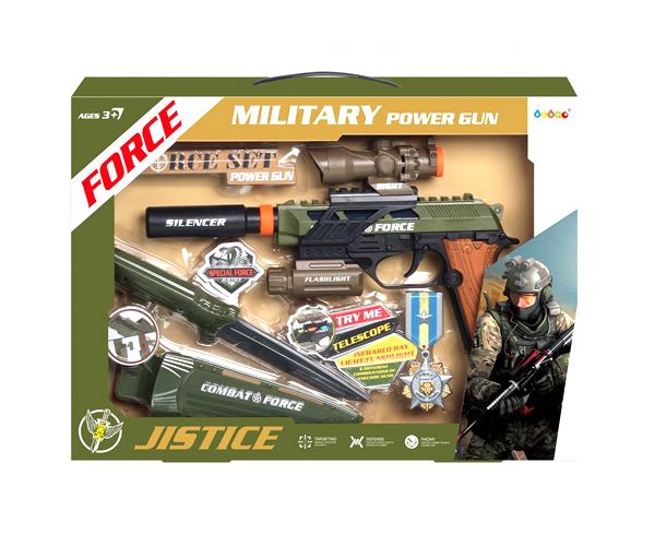 Military Force zeleno oružje sa zvukom i svijetlom